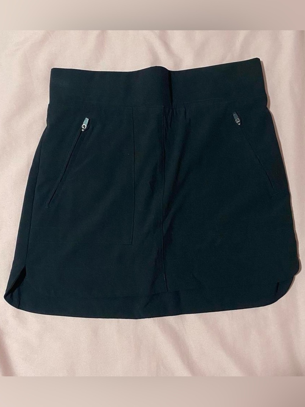 Kyodan Black Athletic Skort with Zip Pockets